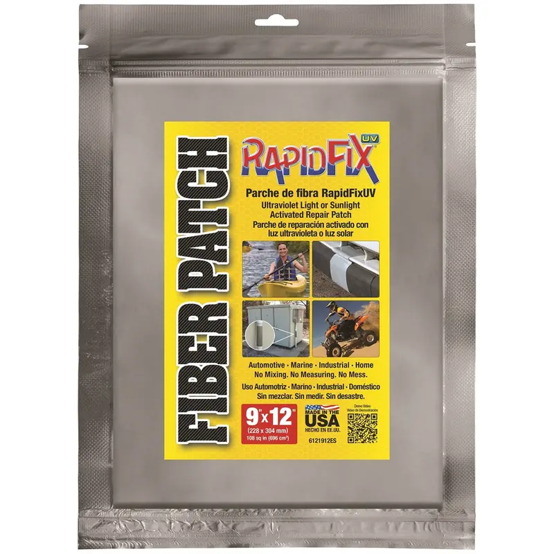 Uv Fiber Patch 9In X 12In, 108 Sq In Rfx6121912es Rapidfix 1
