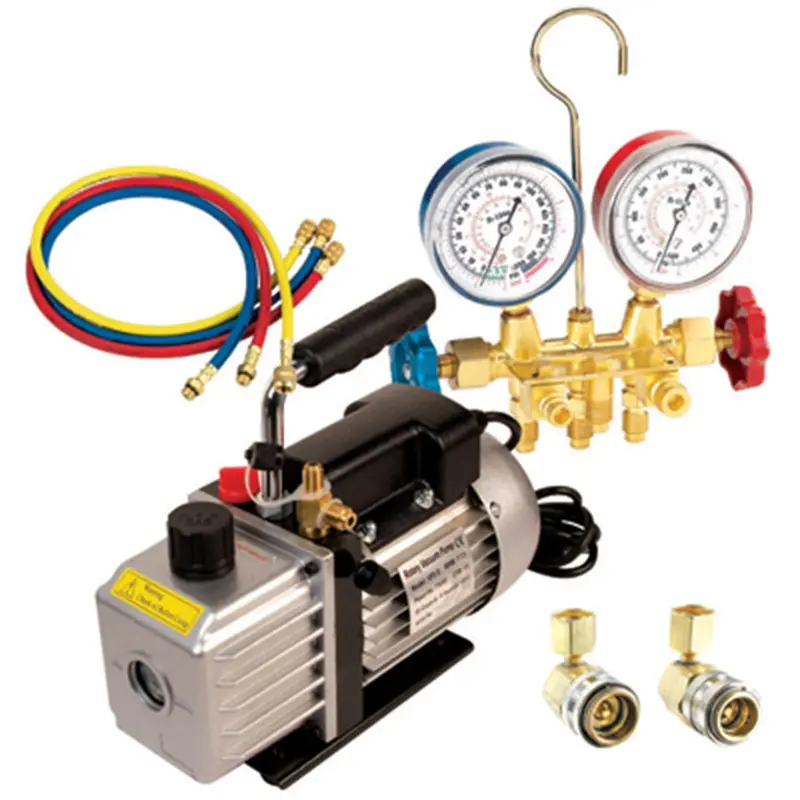 Vacuum Pump And Manifold Gauge Kit, For R134a, With 6909 Vacuum Pump And 6715 Manifold Gauge Set Fjc9281 Fjc, Inc. 1