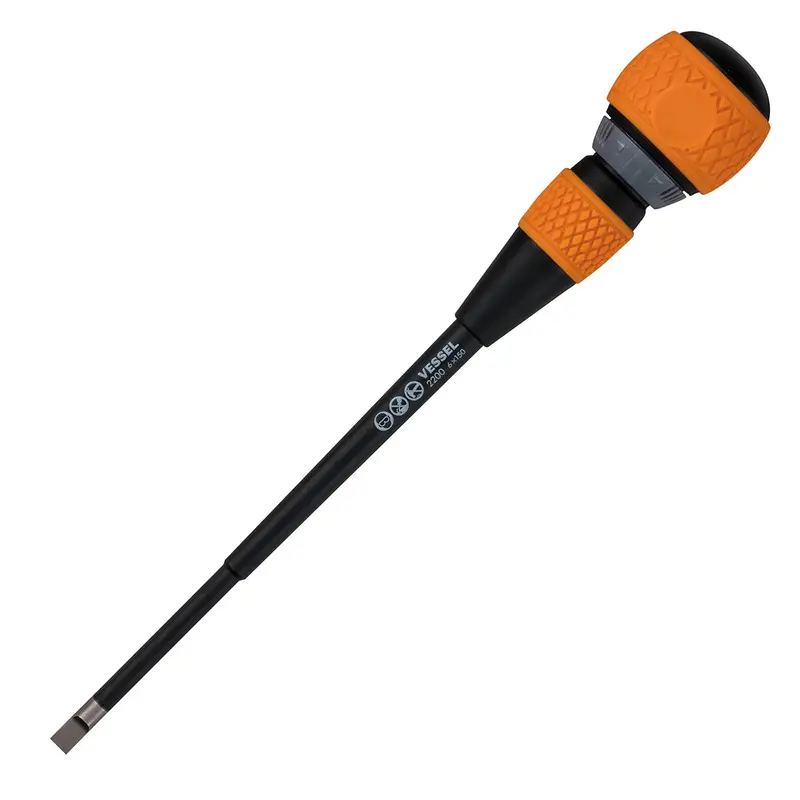 Vessel Tools No. 2200 Ball Ratchet Screwdriver 6X150 Ves2200s6150 Vessel Tool U.S.A Inc 1