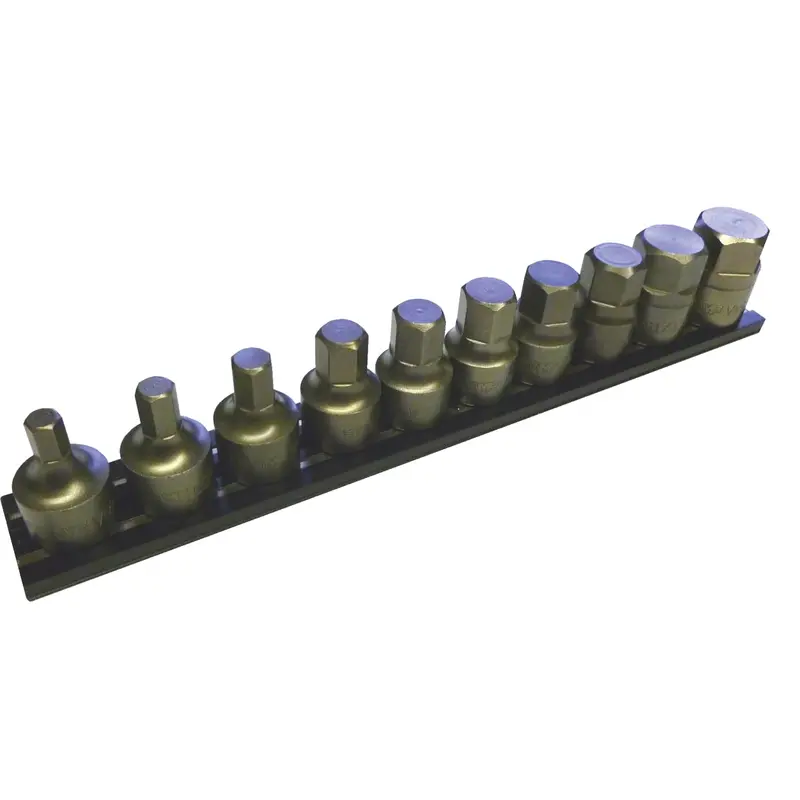 Vim Tools 10-Piece Half Cut Stubby Fractional Sae Impact Hex Set Vimimpact-Vi6 Vim Products 1