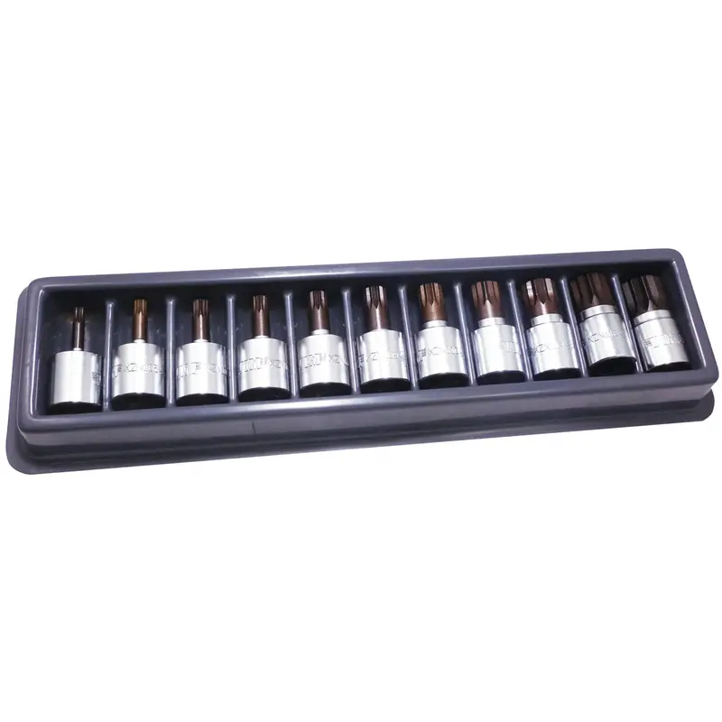 Vim Tools 11-Piece Xzn Set, One-Piece Drivers, 3/8 In. Square Drive Vimxzn101 Vim Products 1