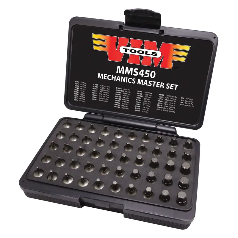 Vim Tools 50-Piece Mechanic's Master Set, 1/4 In. Square Drive Vimmms450 Vim Products 1