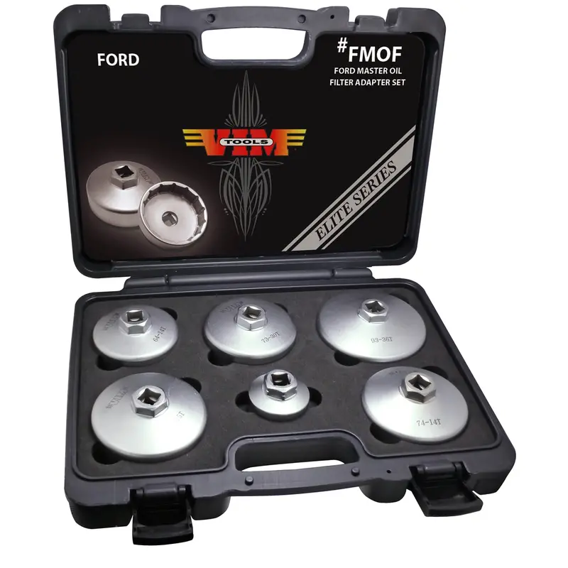 Vim Tools 6-Piece Ford Master Oil Filter Adapter Set Vimfmof Vim Products 1