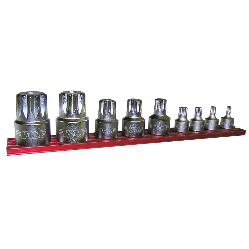 Vim Tools 9-Piece Stubby Xzn Triple Square Driver Set Vimxzns1000 Vim Products 1