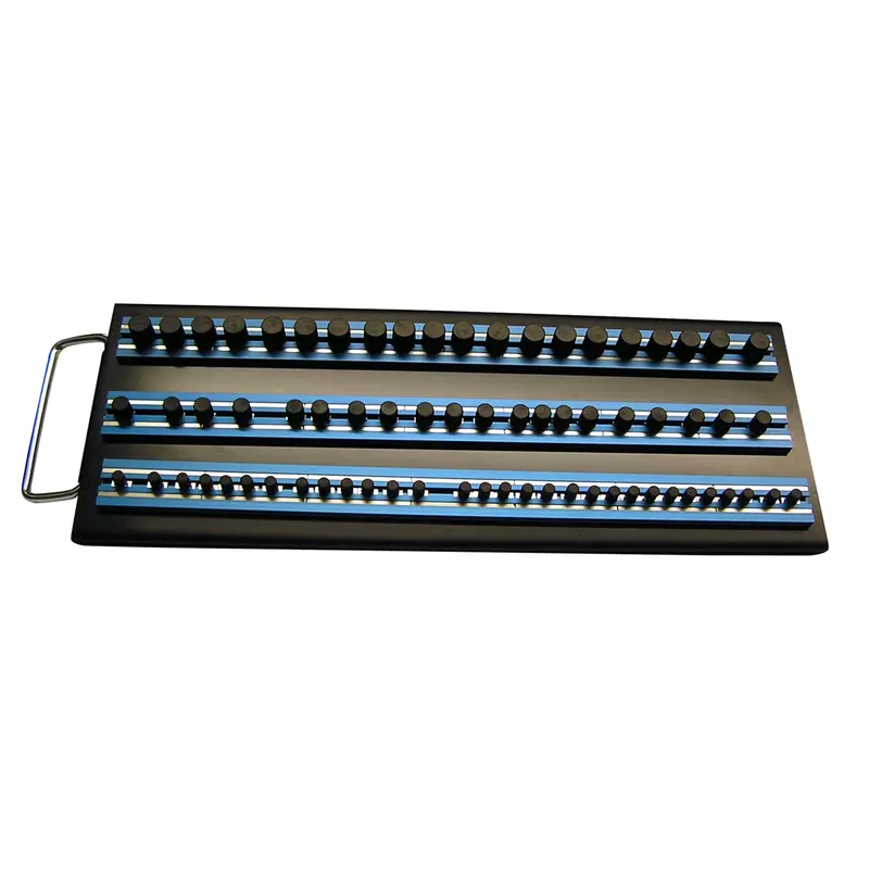 Vim Tools Magrail Tl Socket Tray, With 3-1/4 In. Blue Magrails Vimmrtray14b Vim Products 1