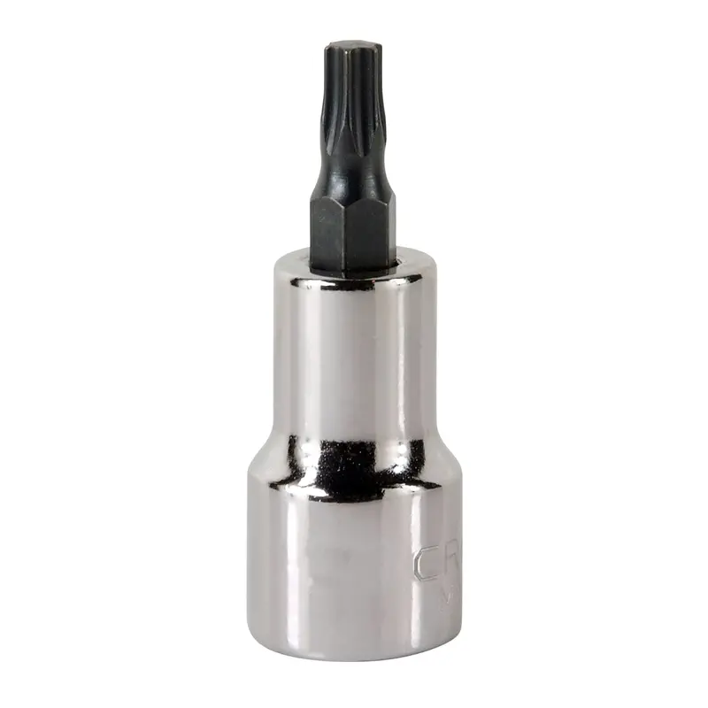 Vim Tools T10 Torx Bit 1/4 Drive Chrome Holder Vimpfc4tr10 Vim Products 1