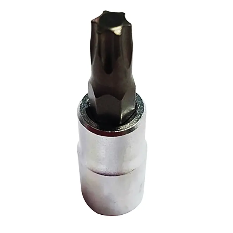 Vim Tools T25 Torx Bit, Satin Chrome 1/4 Square Drive Bit Holder Vimpfs4t25 Vim Products 1