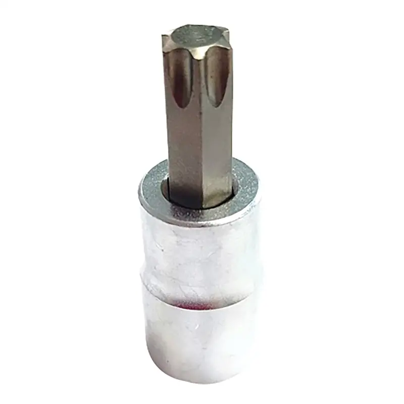 Vim Tools T47 Torx Bit, Satin Chrome 3/8 Square Drive Bit Holder Vimpfs6t47 Vim Products 1