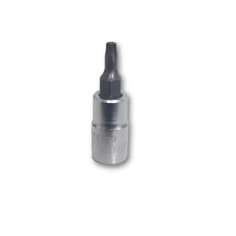 Vim Tools Tr15 Tamper Proof Torx Bit, Satin 1/4 Sqaure Drive Holder Vimpfs4tr15 Vim Products 1