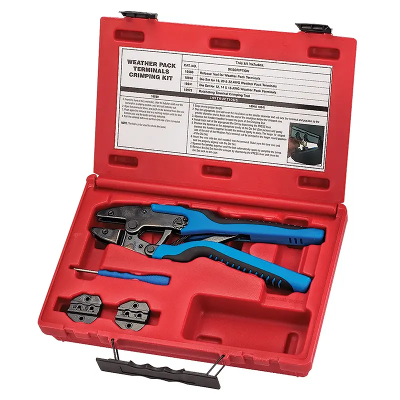 Weather Pack Terminal Crimper Sgt18850 Sg Tool Aid 1