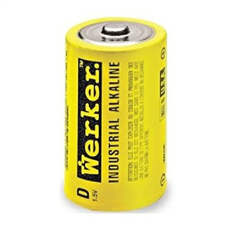 Werker D Alkaline Batteries (2 Pk.) Csubatdcell2pk Chaos Safety Supplies 1