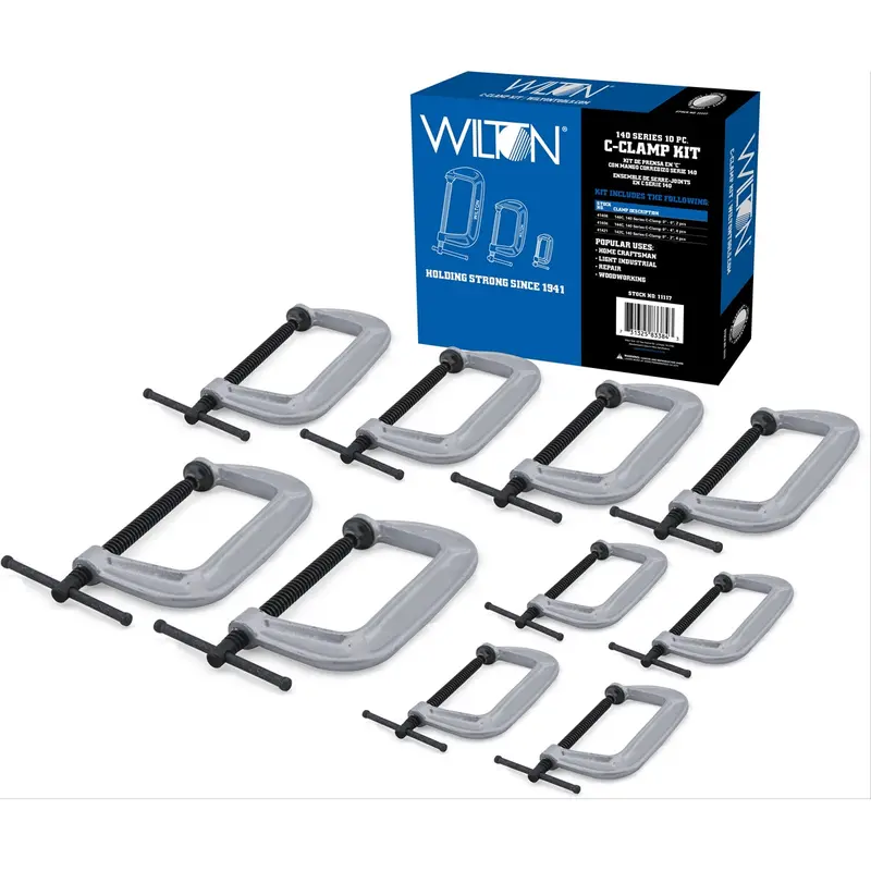Wilton 140 Series 10 Pc C-Clamp Kit Wil11117 Wilton 1
