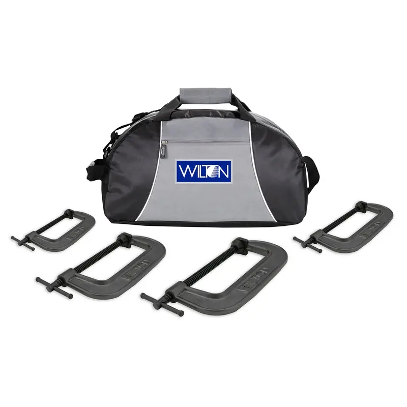 Wilton 4-Piece 540A Series C-Clamp Kit With Duffle Bag Wil4pc540cl Wilton 1