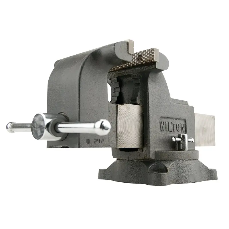 Wilton Ws5 Shop Vise, 5 In. Jaw Width, 5 In. Jaw Opening, 3 In. Throat Depth Wilws5 Wilton 1