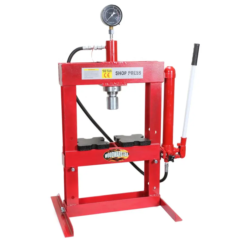 Woodward Fab 10-Ton H-Frame Shop Press W/ Heavy Duty Ram Hecpr102 Woodward Fab 1