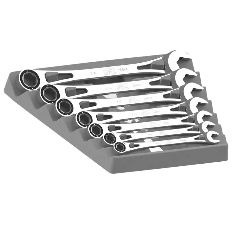 X-Frame 7 Pc. 3/8" To 3/4" Ratcheting Wrench Set Skt80049 S K Hand Tools 1