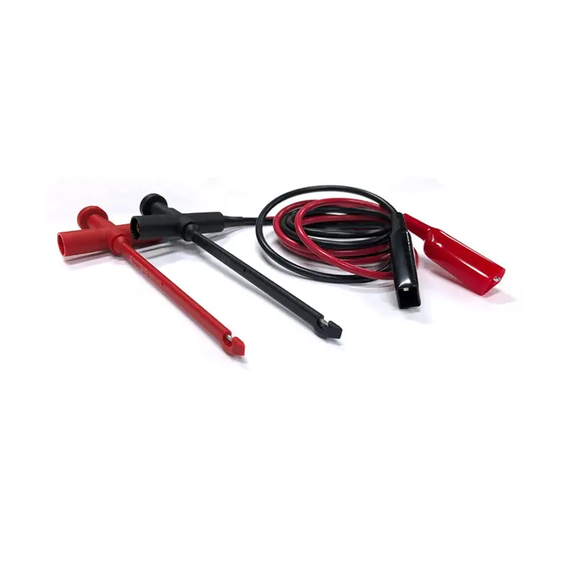 Xel Insulated Piercing Hook To Standard Alligator Clip, 36" Test Lead Set Ezh619xel-36Rb E-Z Hook 1