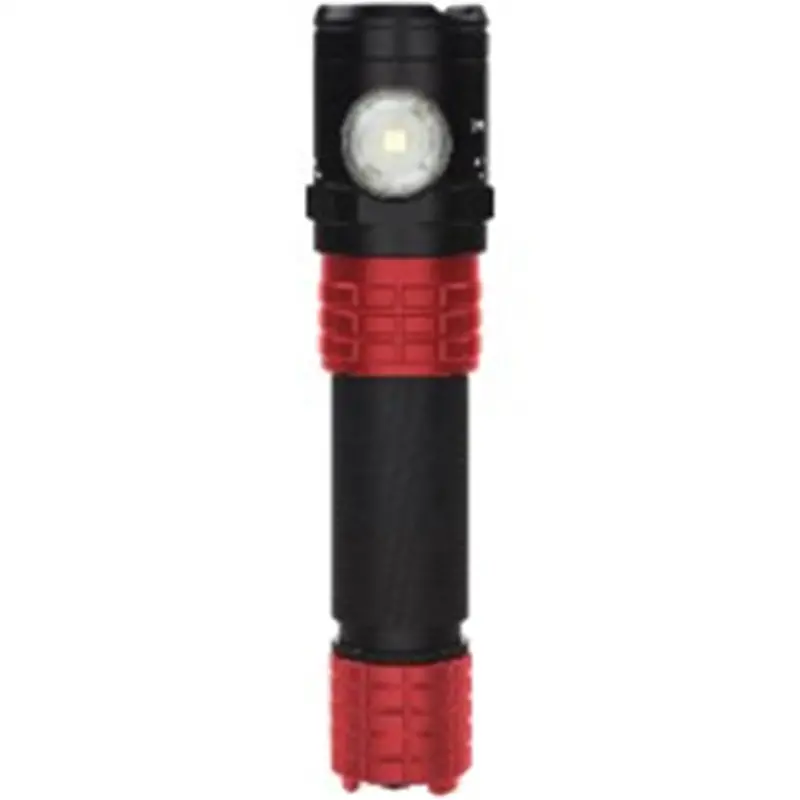 Xtreme Lumens Flashlight/Floodlight/Dual-Light W/ 900/500/250 Lumens, Red/Black Bayusb-578Xl-R Bayco 1