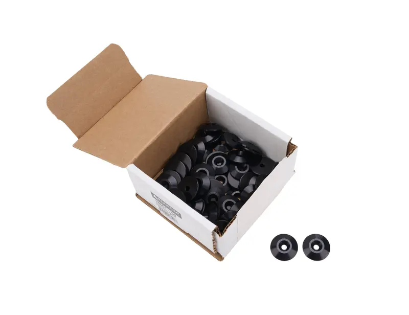 Allstar Performance 18661 Countersunk Black Washers (#10, 50-Pack) 1