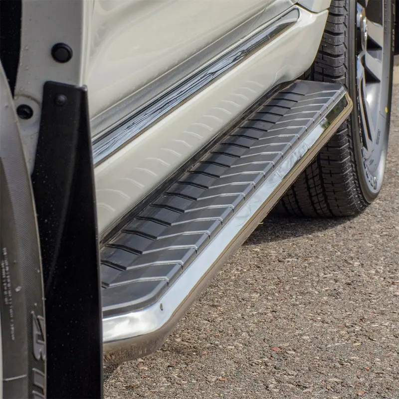 Aries Aerotread Polished Stainless Steel Running Boards – 5X70 Inch, Custom Fit For Hyundai Tucson 1