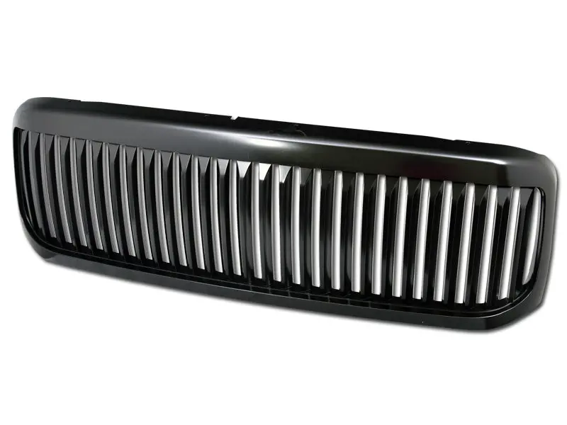 Armordillo Vertical Front Grille – Matte Black Replacement For 2000–2004 Ford Excursion 1