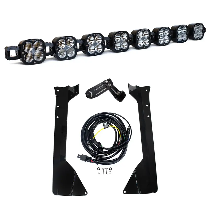 Baja Designs Jk Xl Roof Bar Kit For 2007–2016 Jeep Wrangler – Linkable Led Light Mount System 1