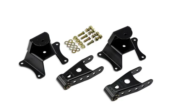Belltech 6800 4-Inch Drop Leaf Spring Kit – Front Hanger And Rear Shackle Package 1