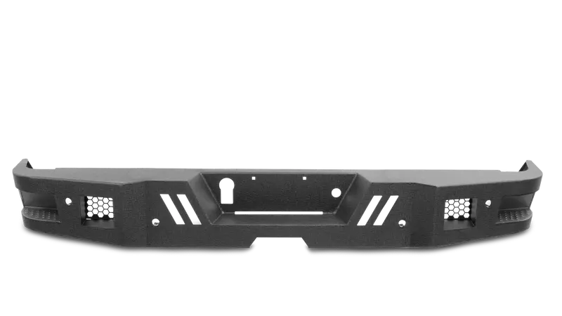 Body Armor Eco Series Rear Bumper – Heavy-Duty Steel Design For Ford F-250 (Matte Black) 1