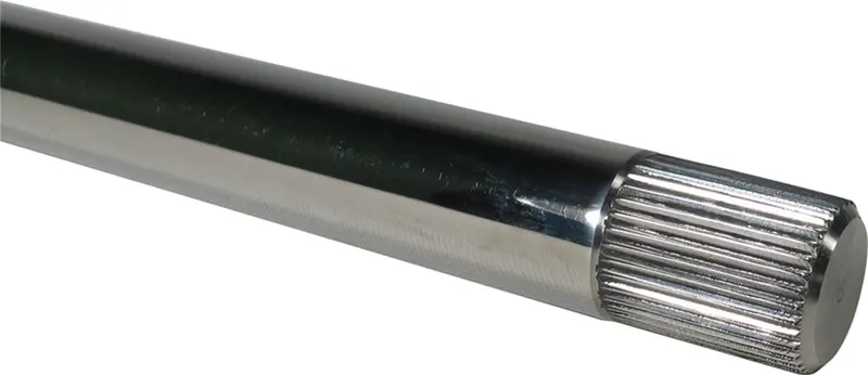 Borgeson Polished Stainless Steel Steering Shaft – 10-Inch Length, 3/4"-36 Spline, 7/8" Spline Engagement 1