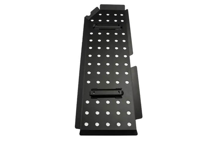 Cali Raised Led Aluminum Fuel Tank Skid Plate For 2005–2022 Toyota Tacoma (Dcsb & Ac) – Powder-Coated Black 1