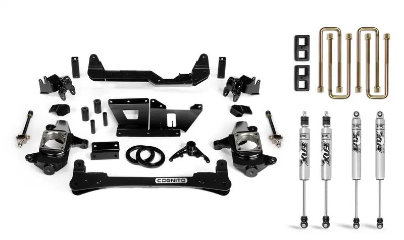 Cognito 4-Inch Lift Kit For 2001–2010 Chevrolet Silverado & Gmc Sierra 2500/3500 – Includes Fox Ps 2.0 Ifp Shocks 1