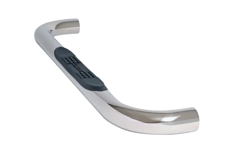 Dee Zee Polished Stainless Steel Side Steps – 3-Inch Round, Full Cab Length 1