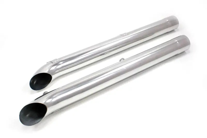 Doug’S Headers D930 Dual Side Pipes – Silver Finish, Sold As Pair 1