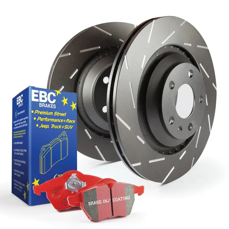 Ebc Brakes S4Kf1814 S4 Kits Redstuff And Usr Rotor 1