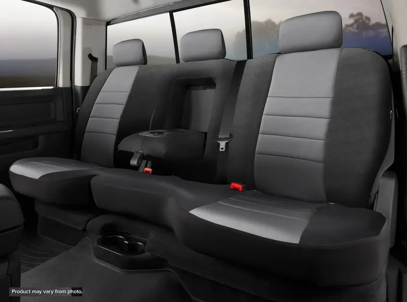 Fia Neo™ Custom-Fit Neoprene Truck Seat Covers – Gray Premium Protection 1