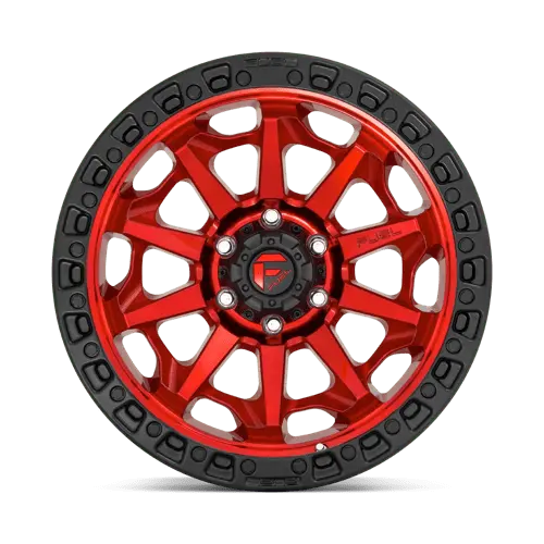 Fuel D69517905650 D695 Forged Alloy Wheel – 17X9 Inches, 5X150Mm, Gloss Red With Brushed Bronze Lip, +1Mm Offset 1