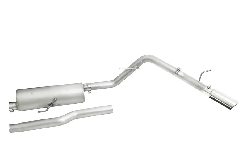Gibson Cat-Back Exhaust System – Single-Out Configuration With Mandrel-Bent Stainless Steel Tubing 1