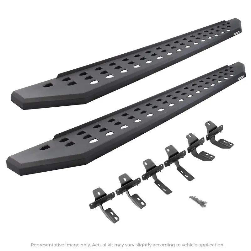 Go Rhino 69430687Pc Rb20 Running Boards With Mounting Brackets Kit 1