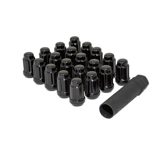 Gorilla Automotive Black 5-Lug Wheel Installation Kit With Spline Locks And Extended Studs 1