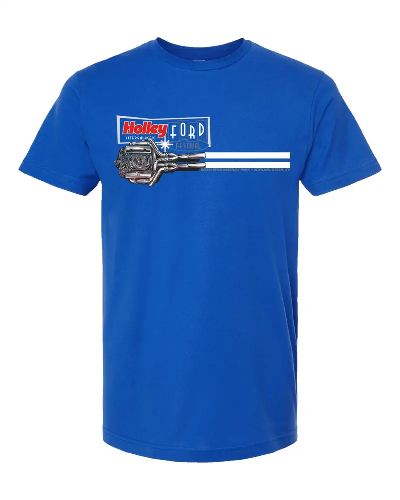 Holley Ford Fest Logo T-Shirt – Men’S Xxl, Navy Blue Cotton Blend 1