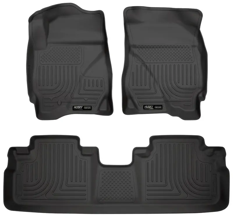 Husky Liners 98351 Custom-Fit Front And Second-Row Floor Liners 1