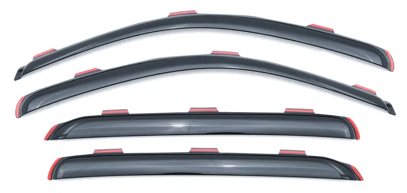 Lund Ventvisor Elite Window Deflectors – 4-Piece Set In Blue-Grey Tint 1