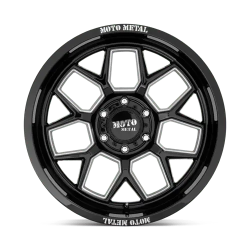 Moto Metal Mo803 20X10-Inch Gloss Black Mill Wheel – 5X5.0 Bolt Pattern, -18Mm Offset 1