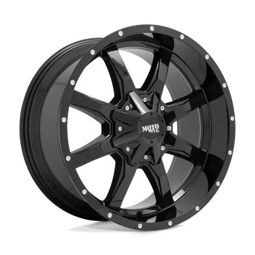 Moto Metal Mo970 17X9 Black Machined Alloy Wheel – 8X180 Bolt Pattern 1