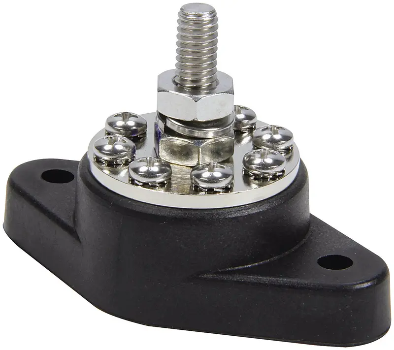 Quickcar Racing 57-806 Black 8-Circuit Power Distribution Block 1