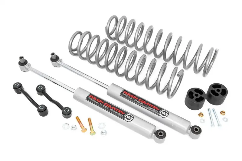 Rough Country 2.5-Inch Front-End Lift Kit With Premium Springs For 2020+ Jeep Gladiator Jt 1