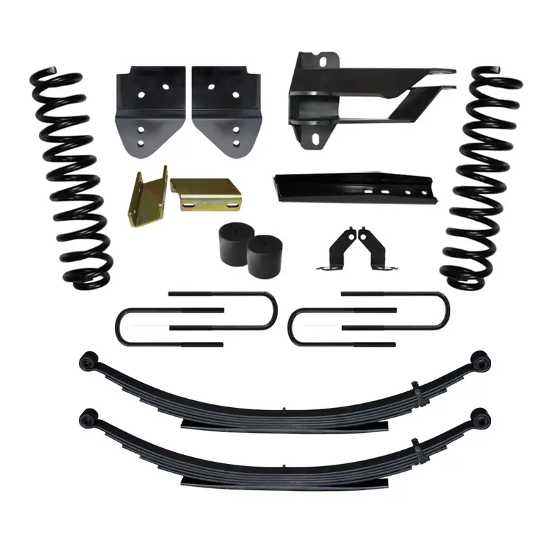 Skyjacker F17451Ks 4-Inch Lift Kit – Front Coil & Rear Leaf Springs For 2017–2019 Ford Super Duty Diesels 1