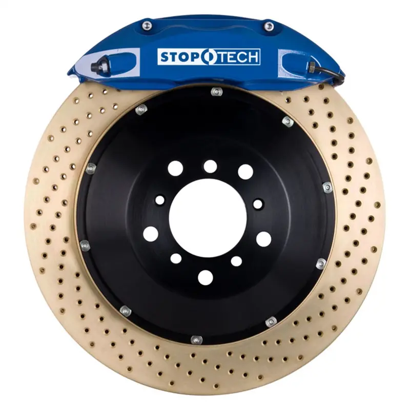 Stoptech 83.865.4600.24 Big Brake Kit – Two-Piece Front Rotors With Caliper Brackets 1