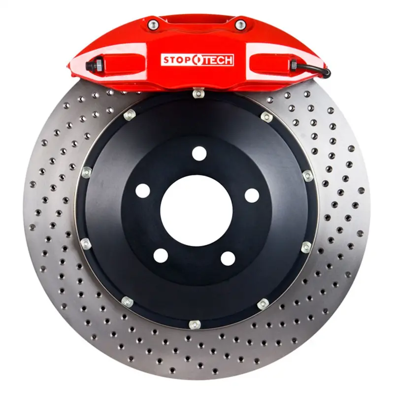 Stoptech Big Brake Kit – Rear 2-Piece Slotted Rotors For Enhanced Stopping Power 1