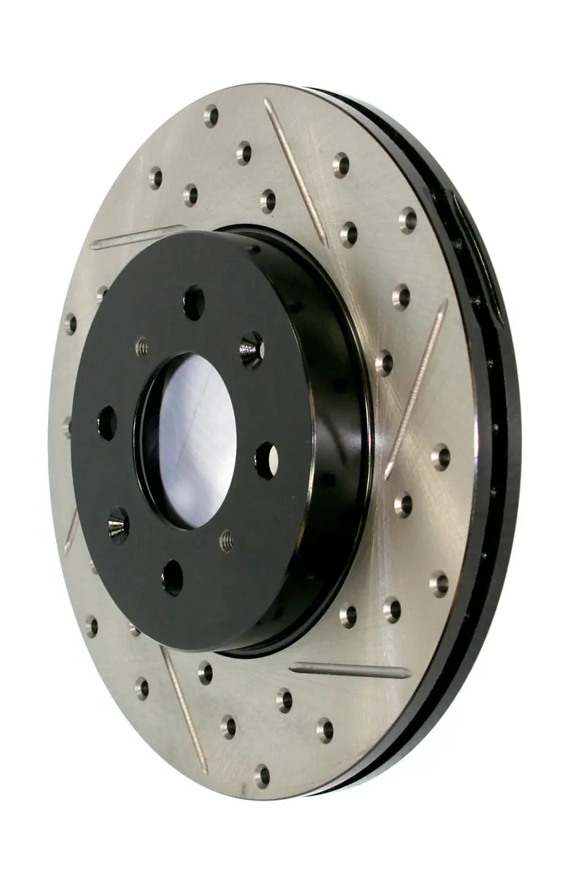 Stoptech Sport Drilled/Slotted Rear Left Brake Rotor – High-Performance Replacement 1